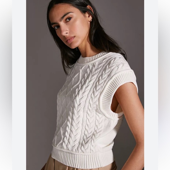 Anthropologie Sweaters - Anthropologie Maeve Cable Knit Vest